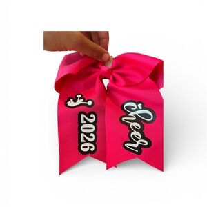 Pink Cheer Bow for Kids